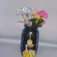 گلدان نقاشی شده