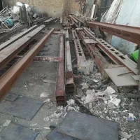آهن آهن آلات ستون دبل ونردبانی صفحه ستون ورق و....|مصالح و تجهیزات ساختمان|مشهد, نیزه|دیوار