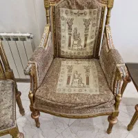 مبلمان استیل مدل کاجی ۷ نفره با ناهارخوری ۸ نفره|مبلمان خانگی و میز عسلی|تهران, قیطریه|دیوار