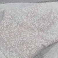 چادر حریر سفید اکلیلی