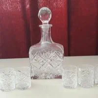 ست شراب خوری کریستال ( نوشیدنی خوری) اصل چک