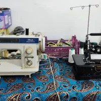 سردوز پروانه و چرخ خیاطی باهم