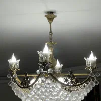 لوستر برنز با قیمت خوب|لوستر و چراغ آویز|تبریز, |دیوار