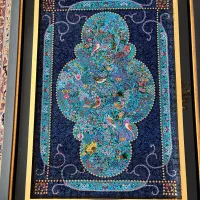 تابلو فرش تمام ابریشم