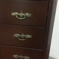 میز تلفن به رنگ قهوهای|میز تلفن|اردبیل, |دیوار