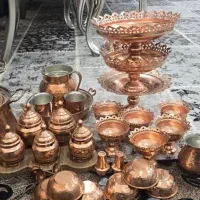 سرویس مسی کاملا نو|ظروف سرو و پذیرایی|باقرشهر, |دیوار