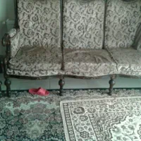 مبل نه نفره چوبی