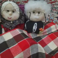عروسک بقچه ای پیرزن و پیرمرد شب یلدا