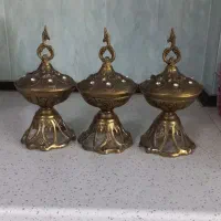 شکلات خوری برنز  و قندان|ظروف سرو و پذیرایی|مشگین شهر, |دیوار