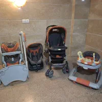 سرویس کالسکه و میز غذا و تاب