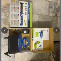 روترلینکسیس+اداپتورLinksys+کارت شبکه+باطری+دیسکت|مودم و تجهیزات شبکه|تهران, شهرآرا|دیوار