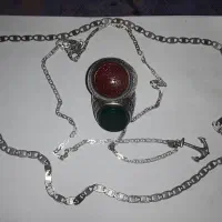 انگشتر و گردنبند نقره|جواهرات|سبزوار, قصبه غربی|دیوار