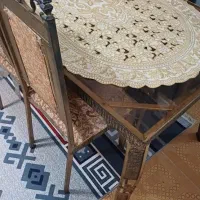 نهار خوری ۶ نفره فرفورژه طلایی