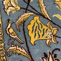 قالیچه انتیک شهرضا رنگ‌ ابی|فرش|تهران, سلسبیل جنوبی|دیوار