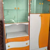 دو عدد کمد ویترین دار