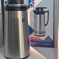 فلاسک استیل داخل شیشه ای ۱/۳ لیتر