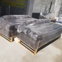 مبل صدفی نیلویی،پارچه ناو،چستر شده،تولیدی انصاری|مبلمان خانگی و میز عسلی|یاسوج, |دیوار