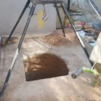 چاه کن لایروبی چاه مغنی