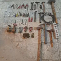 شیر فلکه آب برنجی قدیمی