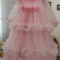 پیراهن ژتون دار دخترانه