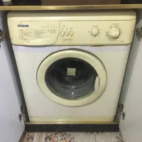 ماشین لباسشویی اوشن مدل F630 و کمد MDF نگه دارنده