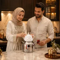 کتری قوری استیل کف چدن آر اس کا درجه یک|قوری، کتری، قهوهساز دستی|اصفهان, مولوی|دیوار