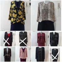 کت دامن مجلسی پیراهن سارافون سایز بزرگ سایز۴۸تا۵۰