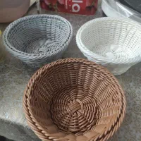 سبد بافت برای سبزی و لیمو