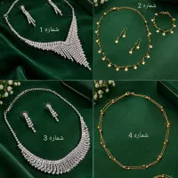 ست بدلی سرویس گردنبند گوشواره دستبند کادو تولد