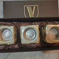 شمعدان سه تایی طلایی رنگ برای روز مادر|صنایع دستی و سایر لوازم تزئینی|تهران, خواجه نظام الملک|دیوار