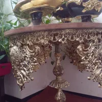 میز خاطره جنسش برنج|صنایع دستی و سایر لوازم تزئینی|گلبهار, شهر جدید گلبهار|دیوار