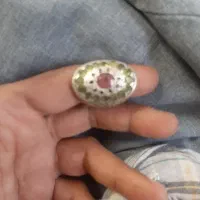 انگشترهفت گنج زمرد،یاقوت قرمزوکبود