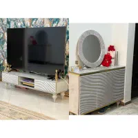 ست آینه کنسول و میز تی وی