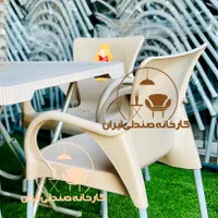 صندلی پلاستیکی  باغی کافه مدل neshi