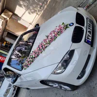 گل آرایی تزئین ماشین عروس دسته گل عروس