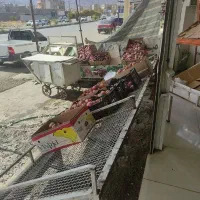 یخچال با تمام وسایل ترازو دکور