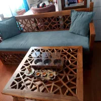 نیمکت سنتی|صندلی و نیمکت|اسکو, |دیوار