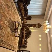 ست مبل و میز ناهارخوری خوری ده نفره وساعت ایستاده