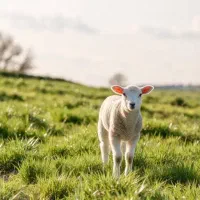 بره تازه‌علفخوار شده
