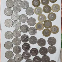 سکه های قدیمی ۲۵ و ۱۰تومنی