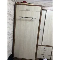 تخت کمجا به همراه کمدو تشک فروش فوری|تخت و سرویس خواب|ری, دولتآباد|دیوار