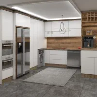 طراحی سه بعدی کابینت.بازسازی اپارتمان و ویلا