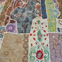 رومیزی میز نهارخوری ،  چهل تکه کهنه دوزی|پرده، رانر، رومیزی|تهران, جنت‌آباد مرکزی|دیوار