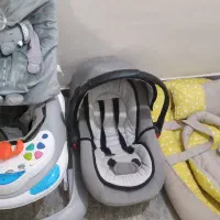 ست کریر و قنداق فرنگی و روروئک و تشک گارد دار|کالسکه و لوازم جانبی|همدان, |دیوار