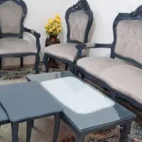 فروش ست ۹ نفره و ناهارخوری ۸نفره|مبلمان خانگی و میز عسلی|آبیک, |دیوار