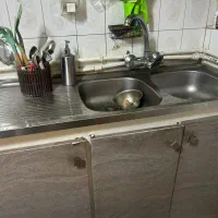 کابینت آهنی به همراه سینک|مصالح و تجهیزات ساختمان|کرج, اصفهانیها|دیوار