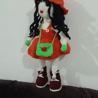 عروسک قلاب بافی|صنایع دستی و سایر لوازم تزئینی|رشت, سلیمانداراب|دیوار