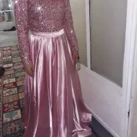 لباس مجلسی صورتی