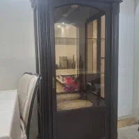 بوفه تمام چوب پایین کمد دار