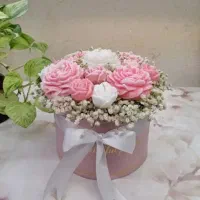 باکس گل شمعی ماندگار|گل مصنوعی|رشت, سلیمانداراب|دیوار